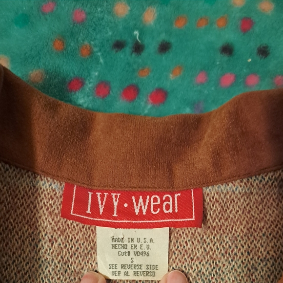 Vintage Ivy Wear striped jacket.  Excellent condition.  Made in USA - Picture 6 of 6